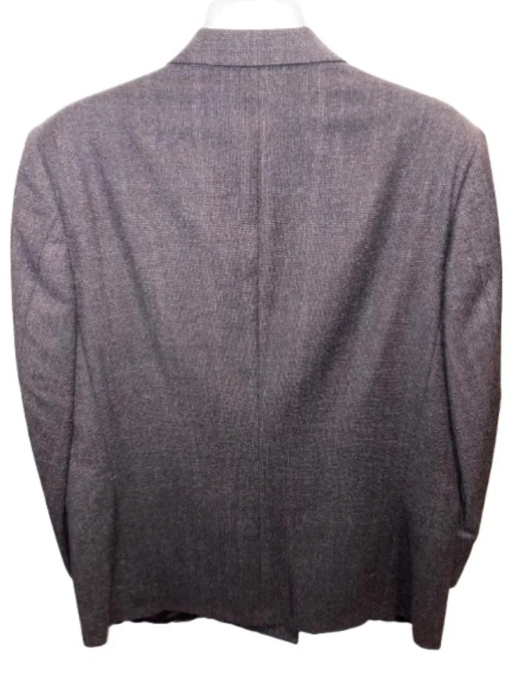 Nino Cerruti Rue Royale Men's Double-Breasted Charcoal Gray Wool Blazer 44R